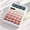 3-Pink, variant on Standard Calculator 12 Digit Basic Standard Calculators Mini Digital Desktop Calculator With 8-Digit LCD Display, Battery Solar Power Smart Calculator Pocket Size For Home School For Kids