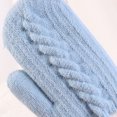 thumbnail image 3 of hoksml Unisex Knit Mittens Windproof Thick Fleece Lined Winter Gloves for Adults Outdoor, 3 of 9