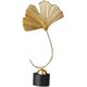 thumbnail image 1 of Decoración artística para espacios habitables, diseño exquisito, escultura de hoja de ginkgo, artesanía de hierro dorado, estatua con acentos de decoración moderna para el hogar para oficina,, 1 of 5