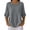 05-Gray, variant on Dnxhils Womens 3/4 Length sleeve Tops Ladies Casual Waffle Blouses Crewneck Pullover Womens Fall Fashion Outfits 03-Blue L