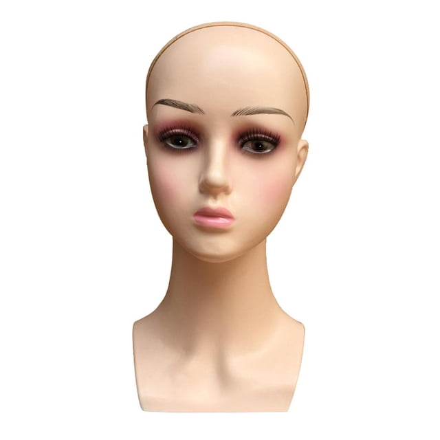 TISHITA Mannequin Toupie pour Femmes Support de Casque Modèle Manikin Lèvres Roses