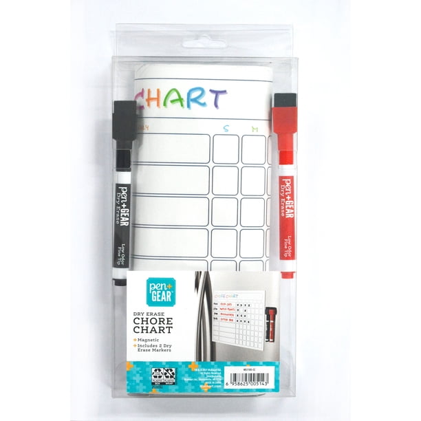 Pen Gear Dry Erase Chore Chart Walmart