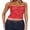 Red, variant on Women's Y2k Double-layer Lace Cami Top Sleeveless See Through Lace Tank Top Adjustable Spaghetti Strap Low Cut Sheer Floral Lace Crop Tops
