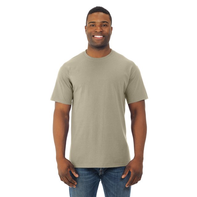 Fruit Of The Loom T-Shirt à Manches Courtes en Coton HD pour Hommes, TG, Kaki