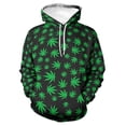 thumbnail image 3 of Sudadera con capucha con estampado de trébol de planta verde para hombre, ropa con estampado de flores en 3D, novedad en sudaderas con capucha, sudaderas de moda Harajuku y2k, 3 of 5