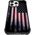 thumbnail image 4 of American Flag Designed for iPhone 14 Pro Max Case [Military Grade Anti-Drop] Hard PC Back Soft Bumper Cover Non-Slip Scratchproof Shockproof Slim Protective Case for iPhone 14 Pro Max 5G, 4 of 12