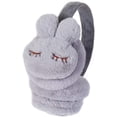 thumbnail image 1 of Cache-oreilles d'Hiver pour Femmes Mignons Rabbit Cache-Oreilles Bandeaux Chauds d'Hiver Chauffe-Oreilles Extérieur (Gris), 1 of 7