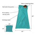 thumbnail image 4 of Portable Sleeping Bag Liner Lightweight Warm Roomy Cotton Travel Sheet Sleep Sack Liner for Travel, Youth Hostels, Picnic, Planes, Trains, 4 of 5