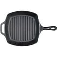 thumbnail image 5 of Lodge 10.5" Square Pre-Seasoned Cast Iron Grill Pan, 5 of 9