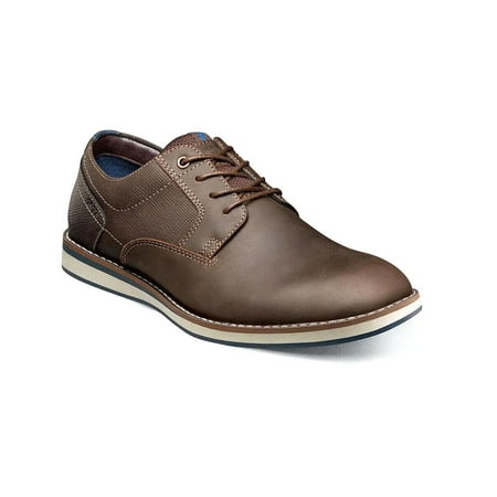 

Men s Nunn Bush Circuit Plain Toe Oxford Walking Shoes Brown Multi 84889-249
