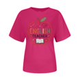 thumbnail image 4 of IMENGL Short Sleeve Top for Womens Basic English Teacher Graphic Round Neck Teacher Tee Casual Loose Women's Short Sleeve T Shirt,M-XXXL, 4 of 4