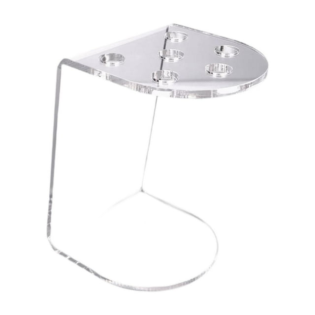 Soporte Para Tijeras De Acrílico Con 6 Agujeros Para Peluquería, Para El Hogar Y La Oficina