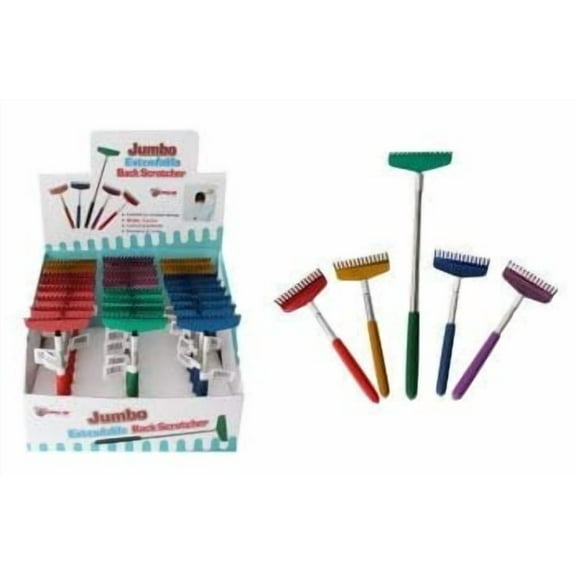 Diamond Visions 01-1146 Jumbo Colored Extendable Back Scratcher