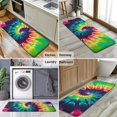 thumbnail image 6 of Colorful Tie Dye Pattern Kitchen Rug Mat,Kitchen Runner Rugs Non Skid Washable,Decorative Kitchen Floor Mats for Kitchen,Sink,Laundry,17"x47.2", 6 of 7