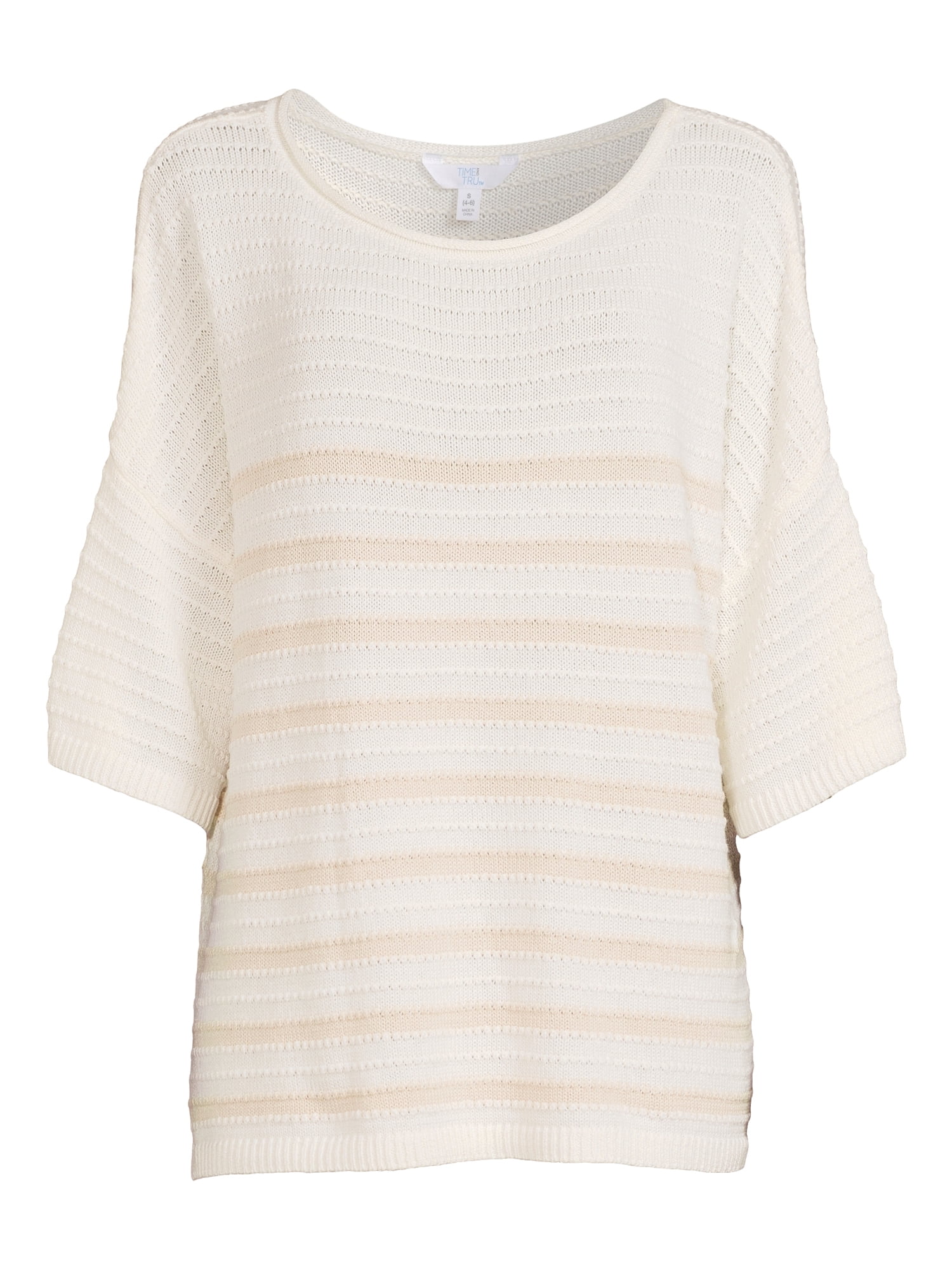 Time and Tru Women's Boatneck Sweater 