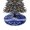 MediumBlue, variant on Navy Blue Geometric Christmas Tree Skirt 36 Inches Large Christmas Skirt Tree, Modern Abstract Polka Dots Tree Skirt Christmas Decorations for Fireplace Party Holidays Indoor Outdoor