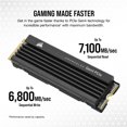 thumbnail image 4 of CORSAIR MP600 PRO LPX - SSD - 500 Go - Interne - M.2 2280 - PCIe 4.0 x4 (NVMe) - AES 256 Bits - Dissipateur Thermique Intégré - pour Sony PlayStation 5, 4 of 4