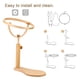 thumbnail image 4 of Soporte para bordado, aro de madera para bordado y punto de cruz, marco de anillo, herramientas de costura ajustables M, 4 of 8