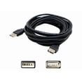 thumbnail image 2 of AddOn 6.0ft USB 2.0 (A) to USB 2.0 (A) Extension Cable - USB extension cable - USB (F) to USB (M) - USB 2.0 - 6 ft - black, 2 of 3