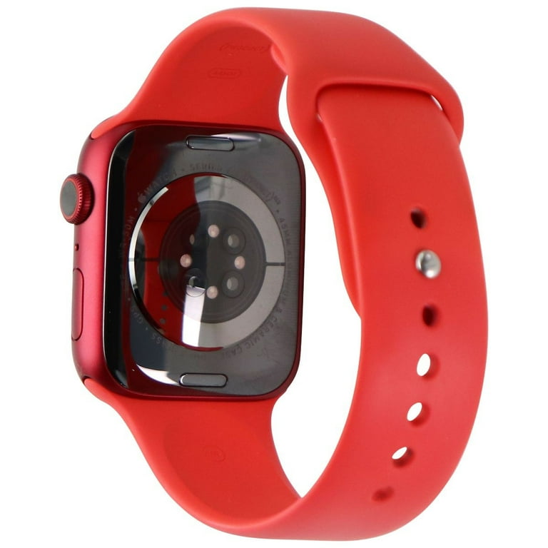 Apple Watch Series 7 (GPS + LTE) A2477 (45mm) Product RED Aluminum / Red Sp  Band (Used) - Walmart.com