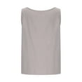 thumbnail image 5 of Mittory Womens Linen Crop Tank Tops Cute Summer Sleeveless Cropped Cotton Linen Tops Dressy Scoop Neck Tops, 5 of 8