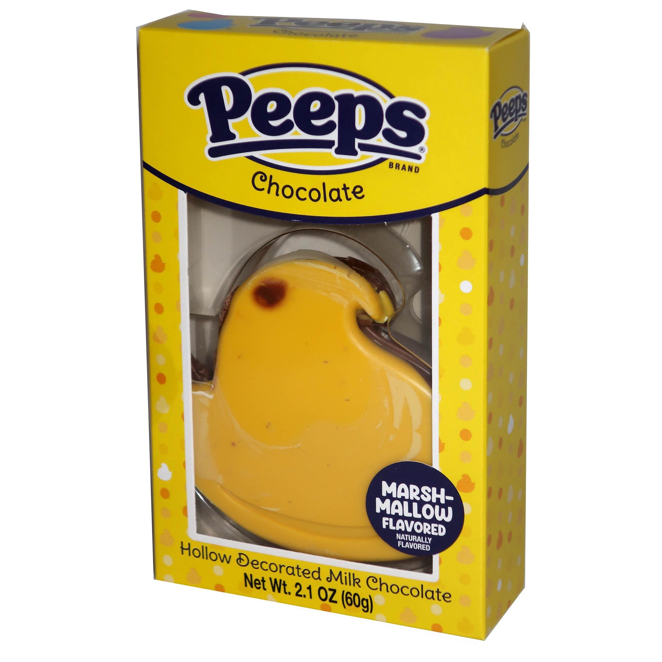 Peeps Hollow Milk Chocolate Chick 60g Marshmallow Flavoured