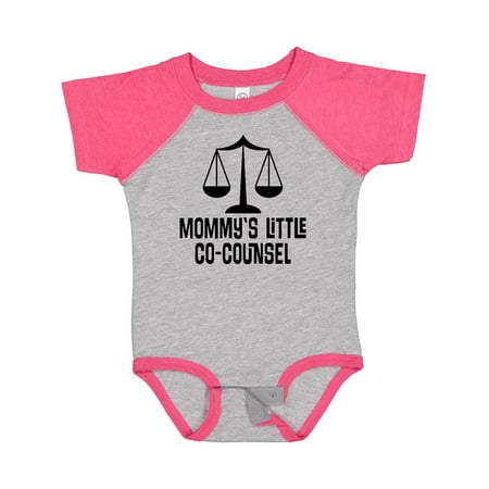 

Inktastic Mommy Little Co Counsel Lawyer Gift Baby Boy or Baby Girl Bodysuit