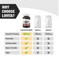 thumbnail image 6 of Lovita Black Maca Root Capsules 4800mg | 6:1 Concentrated Extract | Energy & Vitality Support | 60 Vegetarian Capsules, 6 of 8