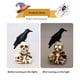 thumbnail image 5 of Lámpara De Decoraciones De Halloween Cabeza De Esqueleto Cuervo Barra De Luces Led Accesorios De Decoración Para La Entrada Del Alféizar De La Ventana Del Jardín Speravity HA036965-00, 5 of 6