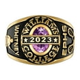 thumbnail image 2 of Order Now for 2025 Graduation, Freestyle Women's Birthstone Class Ring, Personalized, High School or College Graduation, 2 of 5