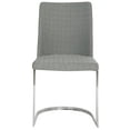 thumbnail image 4 of Safavieh Parkston 18''H Glam Upholstered Side Chair, Set of 2, 4 of 7
