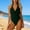 #0119-Green, variant on Women's Color Block Off Shoulder Tankini Swimsuits Two Piece with Removable Pads Push Up Tops, High Waisted Bottoms Tummy Control Swimwear Modest Bathing Suits Summer Beach Vacation Gift