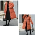 thumbnail image 6 of Womens Long Winter Coat Warm Maxi Down Jacket Waist Drawstring Adjustment, 6 of 6
