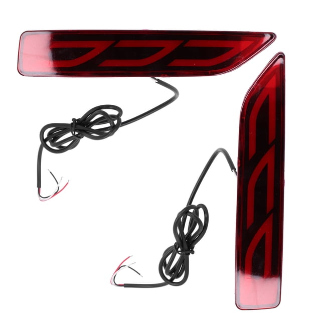 LED Bumper Lamp,2pcs LED Rear Bumper Rear Bumper Light Brake Lamp Convenient Use