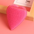 thumbnail image 3 of Esponja En Polvo Para Lavado De Cara, Esponja En Forma De Corazón Y Gota De Látex, Artefacto De Limpieza Facial, Esponja De Cojín De Aire De Belleza Monstrate CE008462-12, 3 of 6
