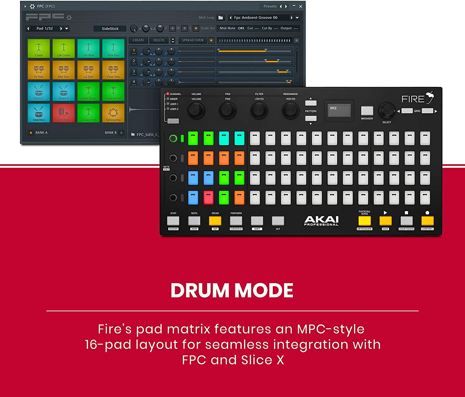 Akai AKAI Professional Fire (Controller Only) - USB MIDI