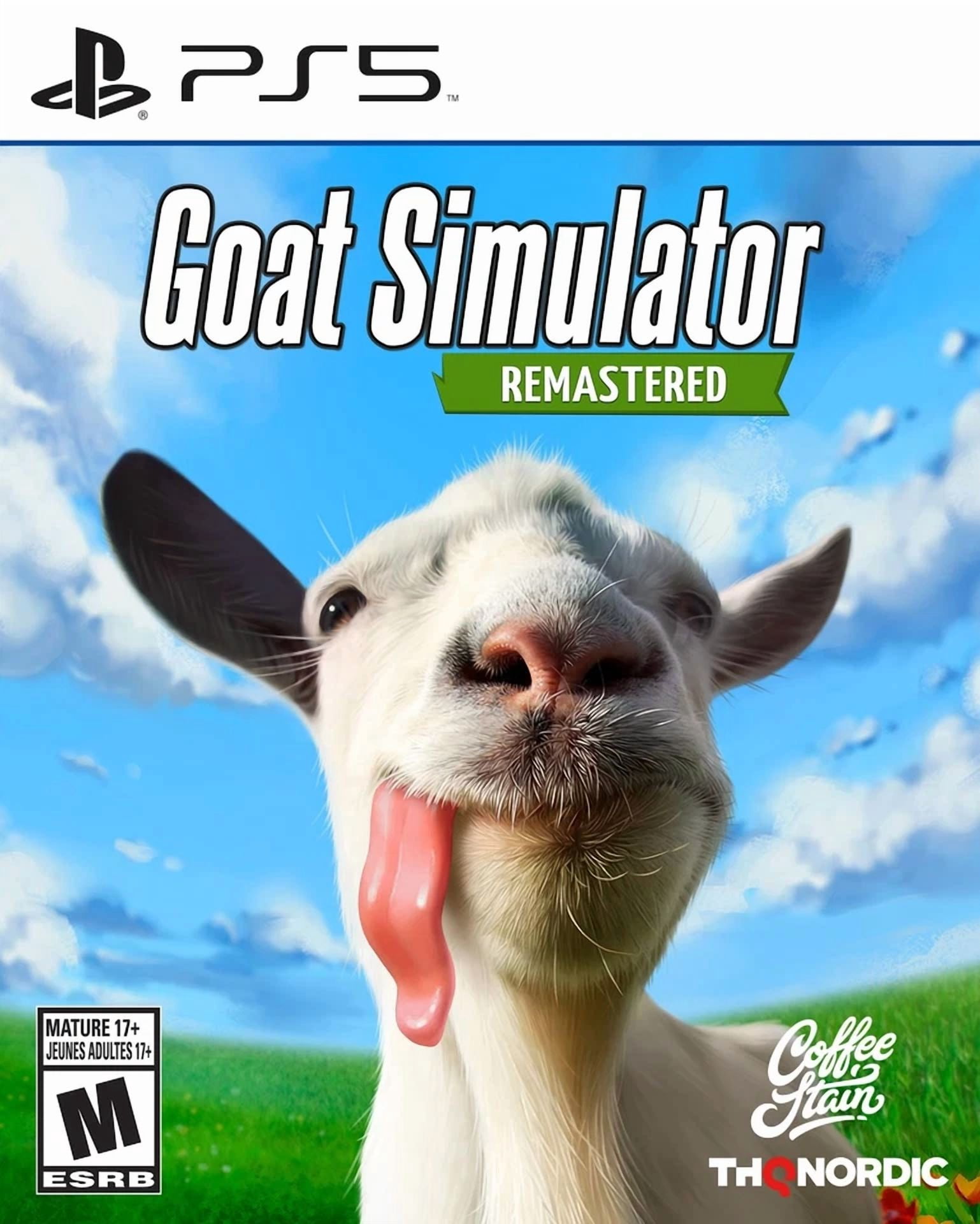 PS5 Game Software Goat Simulator 3 GOAT IN A BOX Edition with Book, Plush Doll PS5 Game Software Goat Simulator 3 GOAT IN A BOX Edition with Book, Plush Doll