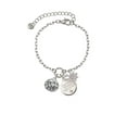 thumbnail image 2 of Delight Jewelry Silvertone Volleyball - ''Spike It'' Silvertone Discover Dream Explore Zoey Charm Bracelet, 6.5+2" Extender, 2 of 4