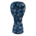 thumbnail image 2 of Yuyamidu Blue Snowflake Golf Head Covers for Driver Fairway Woods Christmas Leather Headcovers, Designed to Fit Hybrid 3/5 Woods and Drivers, 2 of 7