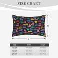 thumbnail image 3 of Plush Throw Pillow Covers, Colorful excavator Pillow Cases with Invisible Zipper, Breathable Microfiber Pillow Cases Standard Size for Sleeping Bedroom Sofa Living Room 20x30, 3 of 5