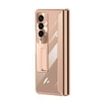 thumbnail image 2 of SaniMore Case for Samsung Galaxy Z Fold 4 7.6" 2022, Crystal-clear Rugged PC Backplane Magnetic Bracket Explosion Screen Protector 360° All-inclusive Hinge Protection Case for Galaxy Z Fold 4,Rosegold, 2 of 15