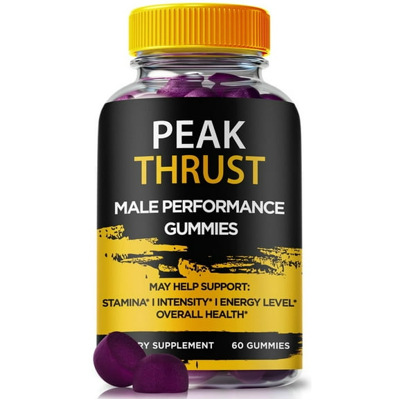Peak Thrust Gummies – Official PeakThrust All-Natural Gummy for Physical Health & Overall Well-Being, Premium Gomitas for Energy, Vitality & Wellness Support, Reviews (60 Gummies)