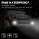 thumbnail image 3 of 4X LED Work Light Pods Round Amber Spot Combo Light Amber Fog Lamp for Jeep Off Road SUV, 3 of 5