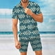thumbnail image 4 of Traje de camisa informal de dos piezas con pantalones cortos de manga corta para hombre Fridja  fhjkhfk458600, 4 of 8