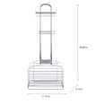 thumbnail image 3 of Bath Bliss Harbor Collection Adjustable Two Shelf Bathroom Organizer in Chrome, 3 of 5