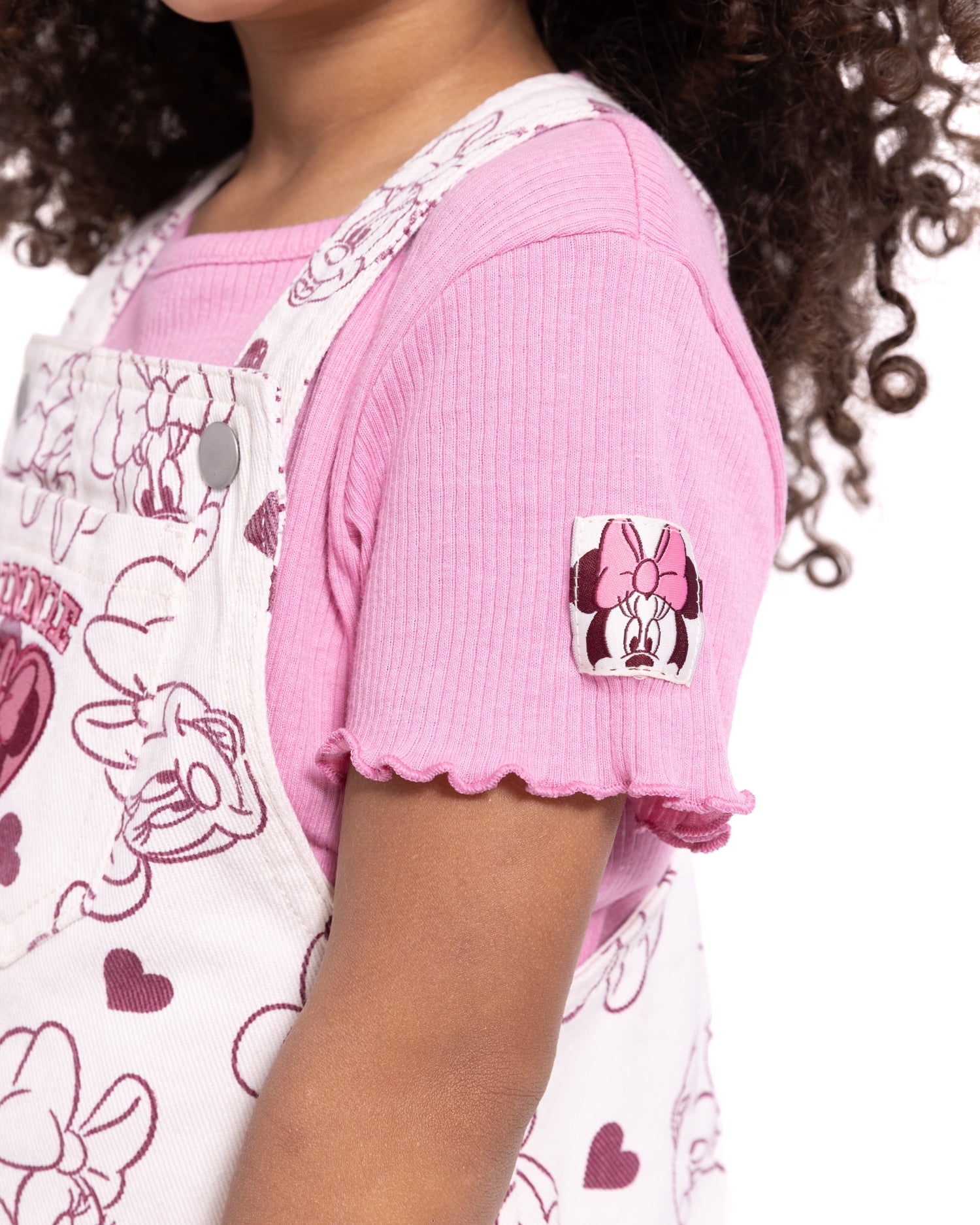 Minnie Mouse Toddler Girls Short Sleeve Tee and Cotton Skirtall Set, 2 Piece, Sizes 12M-5T