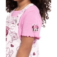 thumbnail image 4 of Minnie Mouse Toddler Girls Short Sleeve Tee and Cotton Skirtall Set, 2 Piece, Sizes 12M-5T, 4 of 8