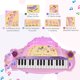thumbnail image 2 of Piano Electrónico de Juguete Qaba Princesa 32 Teclas con Banquito 3-6A Rosa, 2 of 8