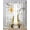 Gray, variant on Yellow Gnomes Sheer Curtains 84 Inch Length 2 Panels Set for Living Room/Bedroom, Spring Floral Bees Daisy Branches Wooden Kitchen Curtains Grommet Semi-Sheer Curtains Window Treatments 42"x84"x2