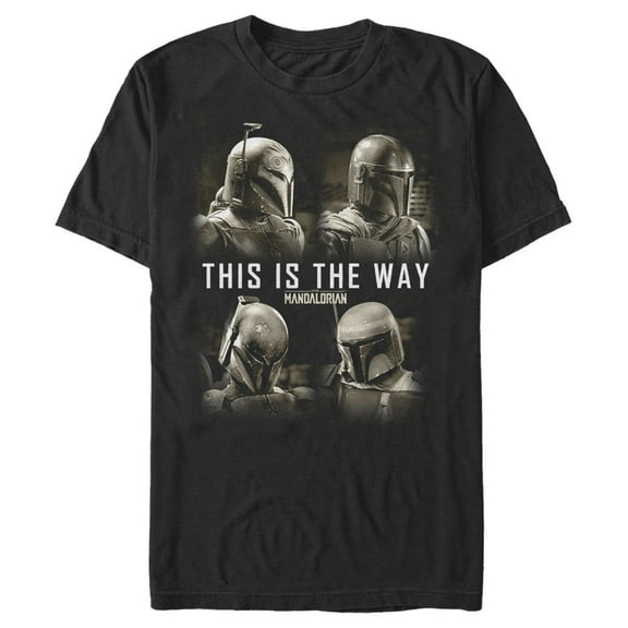 Men's Star Wars: The Mandalorian Stronger Together  Graphic Tee Black Medium